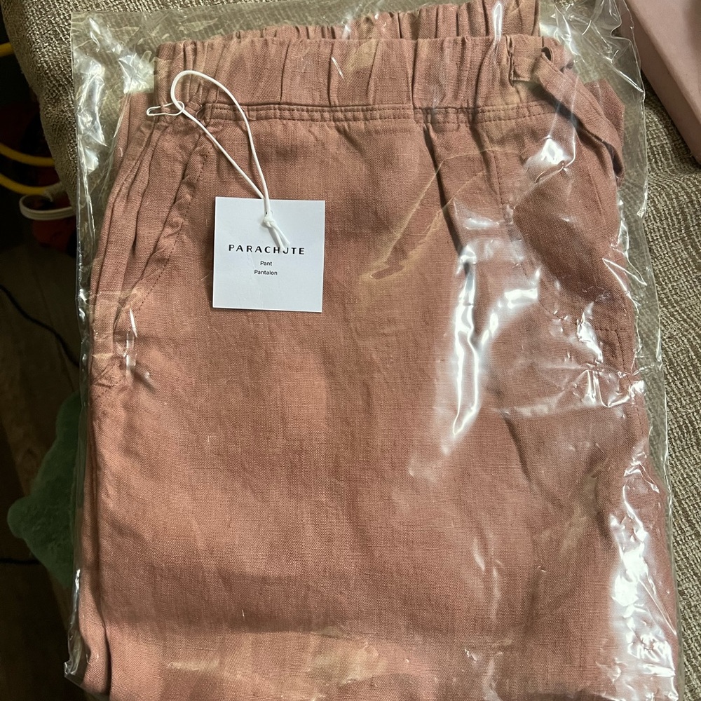 NWT Parachute Clay Linen Pants